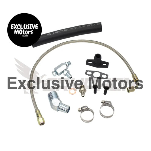 Turbo Oil Feed Return Line Kit Nissan Td42 Gq Borgwarner Efr Series