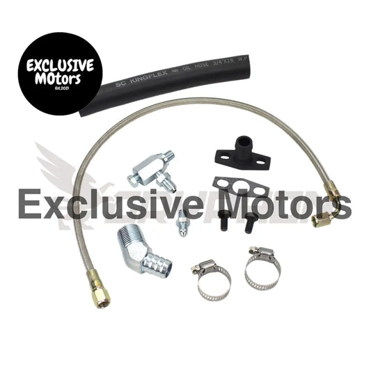 Turbo Oil Feed Return Line Kit Nissan Td42 Gq Garrett Gt28r