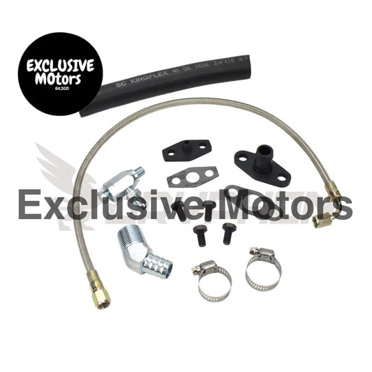Turbo Oil Feed Return Line Kit Nissan Td42 Gq Hitachi Ht18