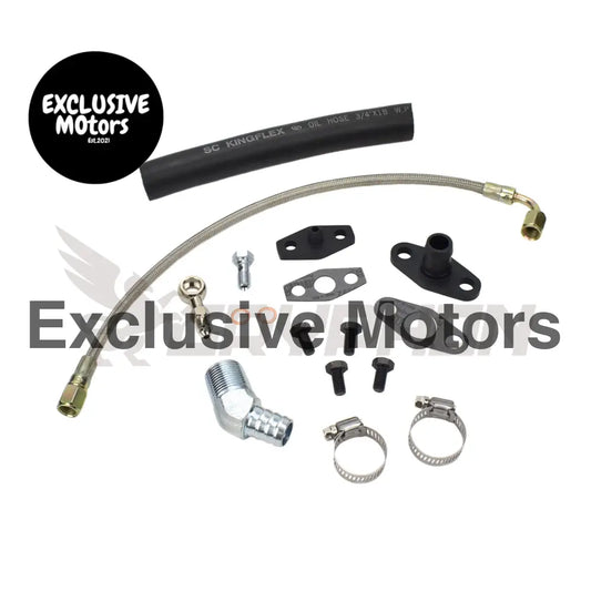 Turbo Oil Feed Return Line Kit Nissan Td42 Gu Hitachi Ht18