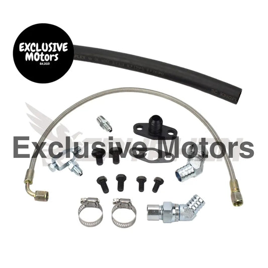 Turbo Oil Feed Return Line Kit Toyota 1fz Fe Borgwarner S200 S300 S400