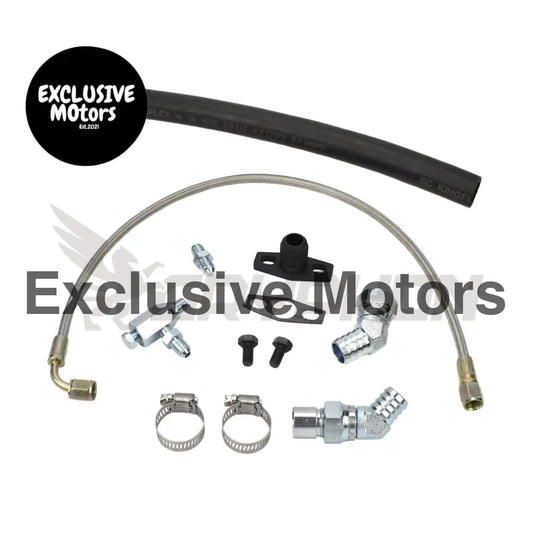 Turbo Oil Feed Return Line Kit Toyota 1fz Fe Garrett G Series G25 G30 G35