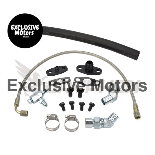 Turbo Oil Feed Return Line Kit Toyota 1fz Fe Garrett G Series G40 G42 G45