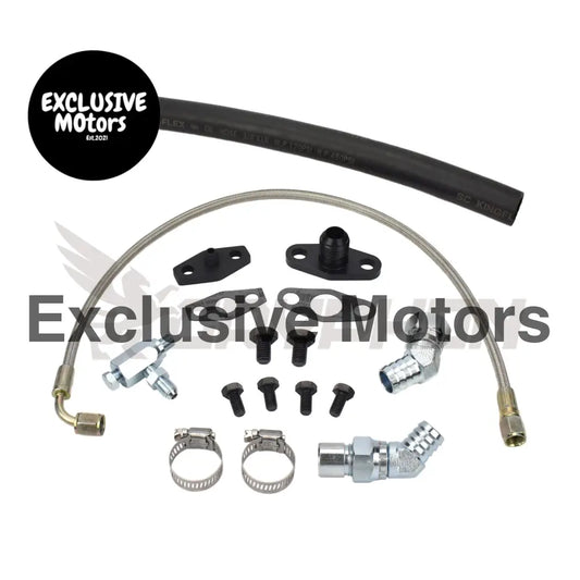Turbo Oil Feed Return Line Kit Toyota 1fz Fe T3 T4 T67