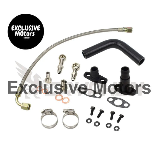 Turbo Oil Feed Return Line Kit Toyota 1kd Ftv Holset He221