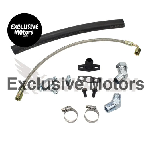 Turbo Oil Feed Return Line Kit Toyota 1tr 2tr Garrett Gt28r Gt30r