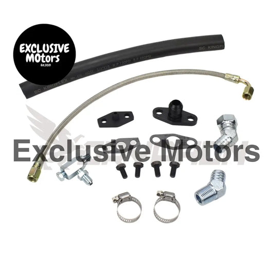 Turbo Oil Feed Return Line Kit Toyota 1tr 2tr Garrett T3 T4