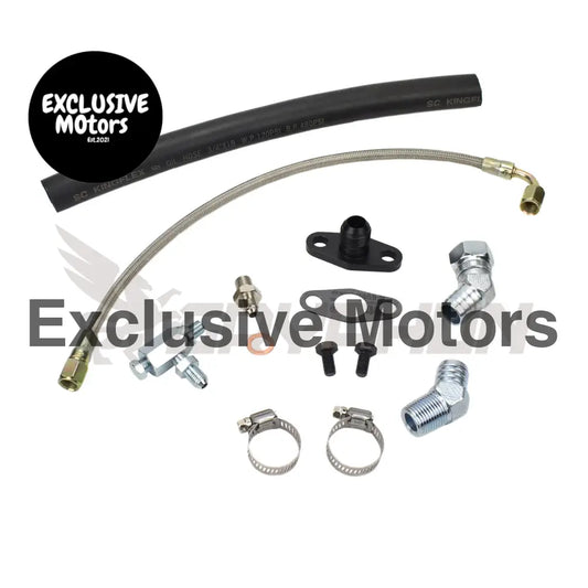 Turbo Oil Feed Return Line Kit Toyota 2rz 3rz Holset Hx30 Hx35
