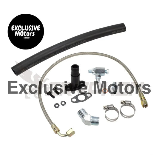 Turbo Oil Feed Return Line Kit Toyota Hilux 3.0l 5l 5le Td04 11g Oil Cooled