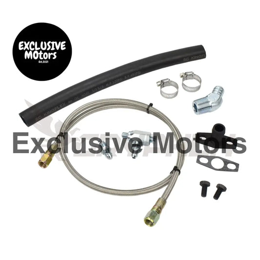 Turbo Oil Feed Return Line Kit Toyota Land Cruiser 1hz Garrett Gt28r