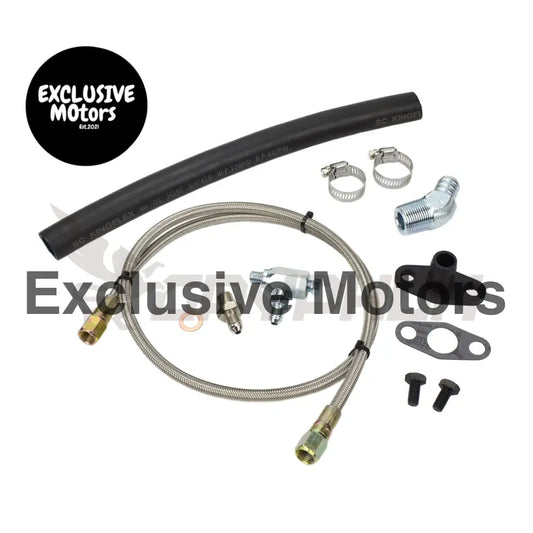Turbo Oil Feed Return Line Kit Toyota Land Cruiser 1hz Holset Hx30 Hx35