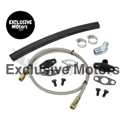 Turbo Oil Feed Return Line Kit Toyota Land Cruiser 1hz Holset Super Hx30w