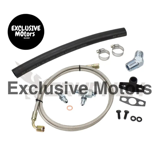 Turbo Oil Feed Return Line Kit Toyota Land Cruiser 2h Td05h