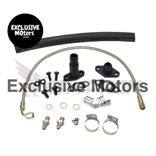 Turbo Oil Feed Return Line Kit Toyota Supra 1jz 2jz Garrett Gbc Gbc20 Gbc22