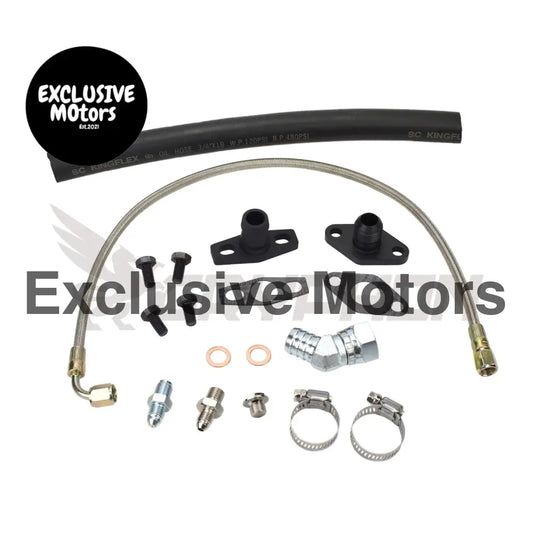 Turbo Oil Feed Return Line Kit Toyota Supra 1jz 2jz Garrett Gt30r Gt35r