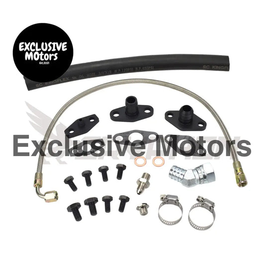 Turbo Oil Feed Return Line Kit Toyota Supra 1jz 2jz Garrett T3 T4