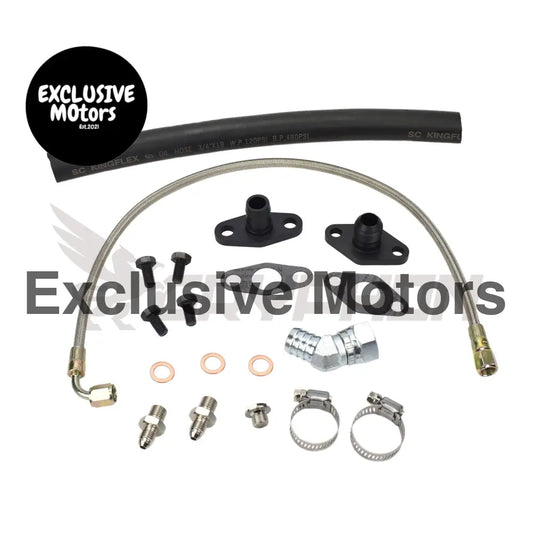 Turbo Oil Feed Return Line Kit Toyota Supra 1jz 2jz Holset Hx35 Hx40