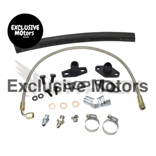 Turbo Oil Feed Return Line Kit Toyota Supra 1jz 2jz Td05 Td06
