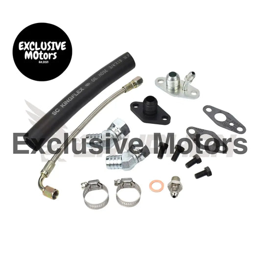 Turbo Oil Feed Return Line Kit Toyota Vvti 1jz Gte Ct15b