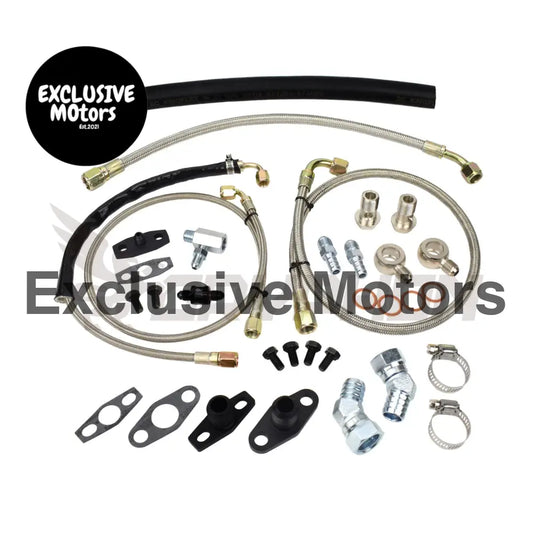 Turbo Oil Water Line Kit Ford Falcon Xr6 Ba Bf Garrett Gt4202 Gt4294