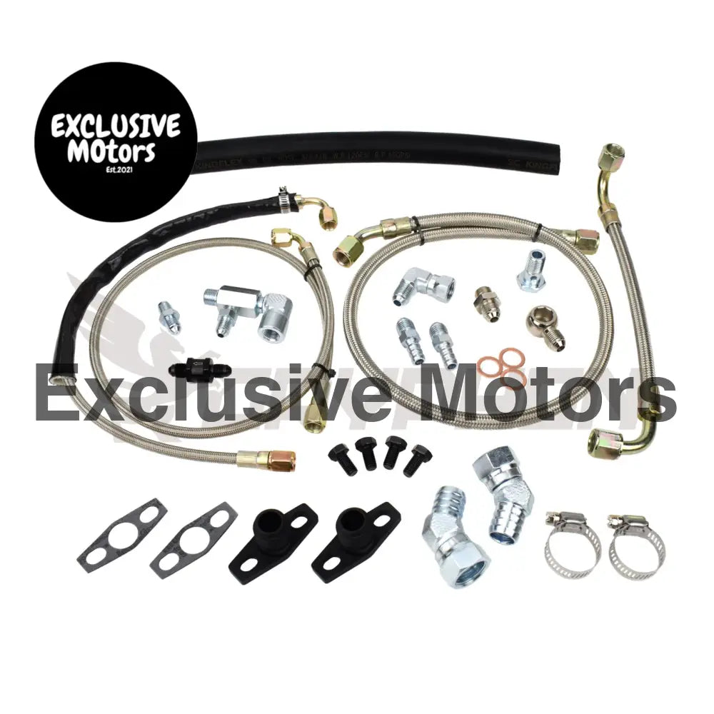 Turbo Oil Water Line Kit Ford Territory Ghia Sx Sy Garrett Gt35/40r Gt3582r