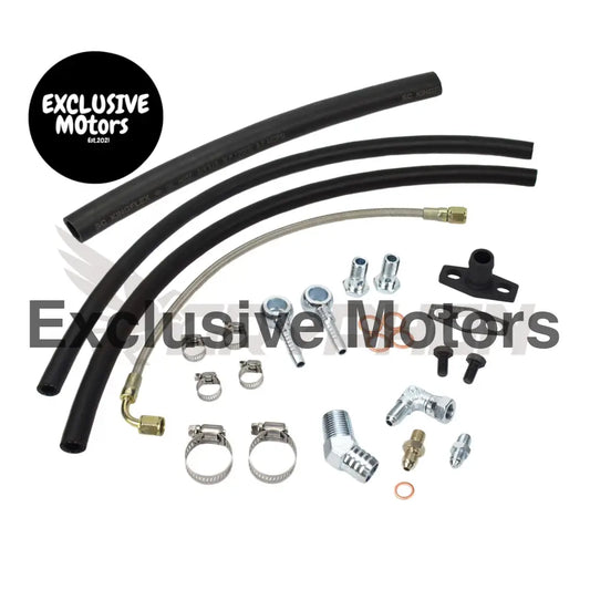 Turbo Oil Water Line Kit Mazda Mx5 Miata Early Mk1 Garrett Gt25r Gt28r