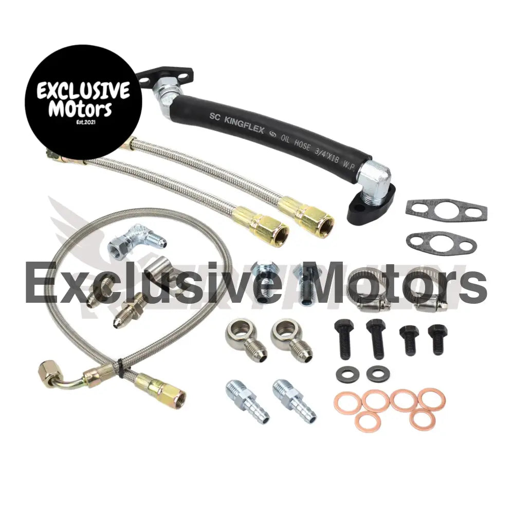 Turbo Oil Water Line Kit Mazdaspeed Ms3 Ms6 Cx 7 Axela 2.3l Borgwarner Efr
