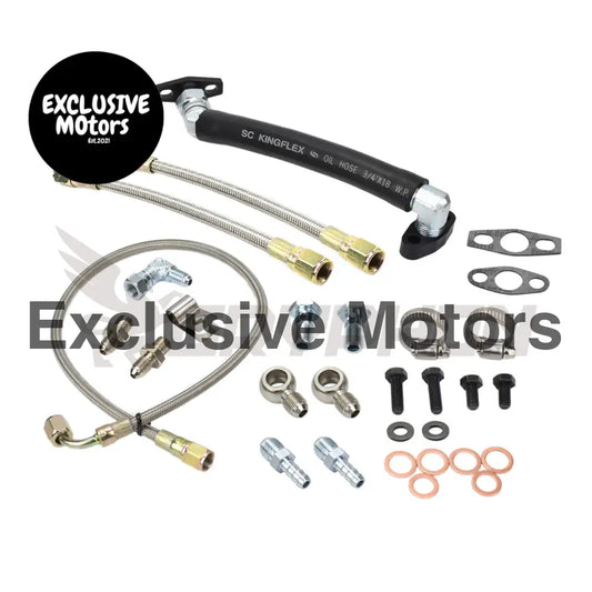 Turbo Oil Water Line Kit Mazdaspeed Ms3 Ms6 Cx 7 Axela 2.3l Borgwarner Efr