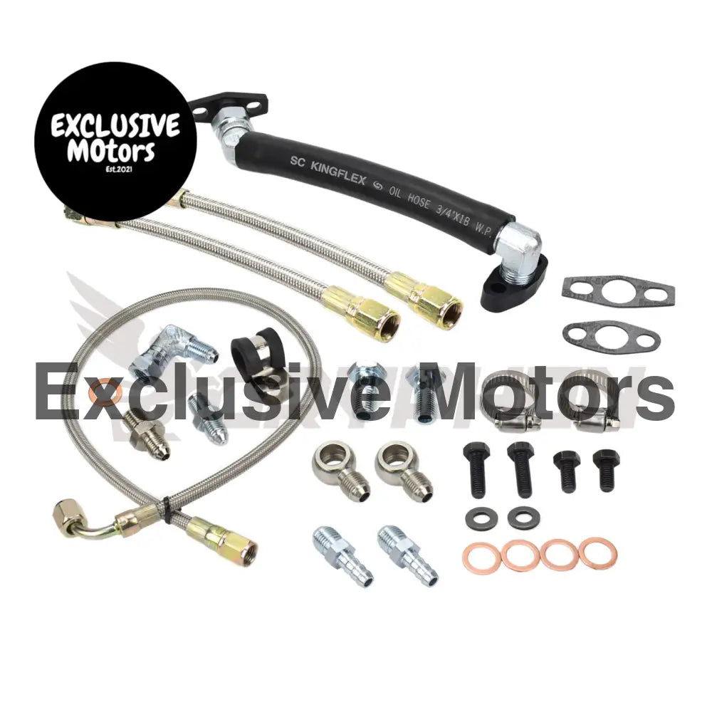 Turbo Oil Water Line Kit Mazdaspeed Ms3 Ms6 Cx 7 Axela 2.3l Garrett Gt28r Gt30r