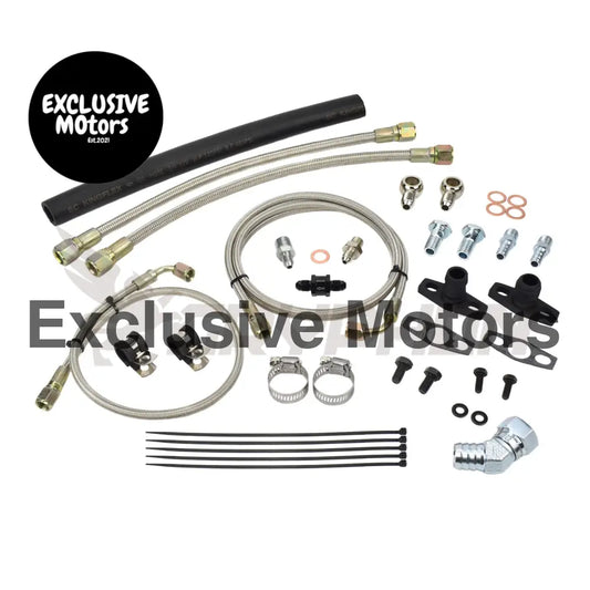 Turbo Oil Water Line Kit Mitsubishi 4g63t Evo 4~9 Borgwarner Efr Series