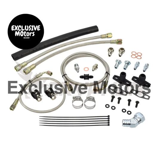 Turbo Oil Water Line Kit Mitsubishi 4g63t Evo 4~9 Stock Td05hr (Filter