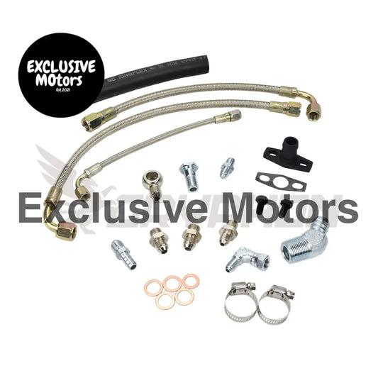 Turbo Oil Water Line Kit Nissan Rb20 Rb25 Rb30 Garrett Gt28r Gt30r Gt35r