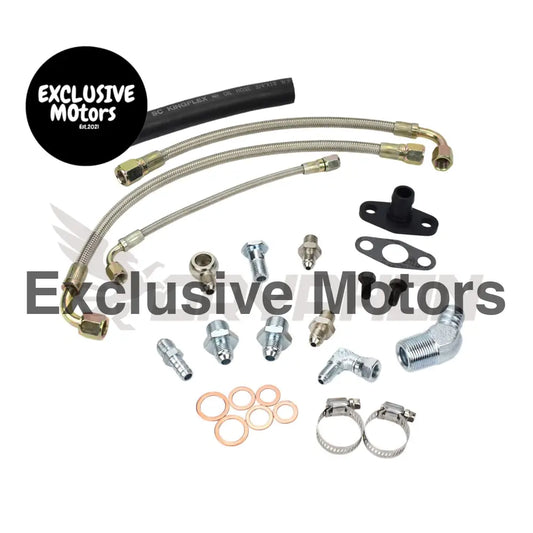 Turbo Oil Water Line Kit Nissan Rb25det Stock Turbo (M18 Water Port)
