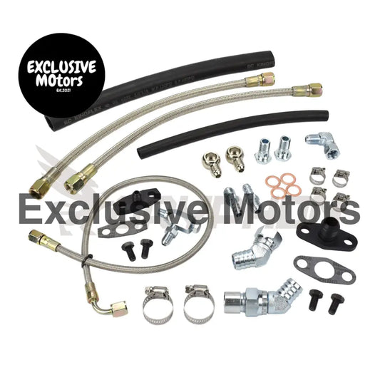 Turbo Oil Water Line Kit Toyota 1fz Fe Garrett G Series G40 G42 G45