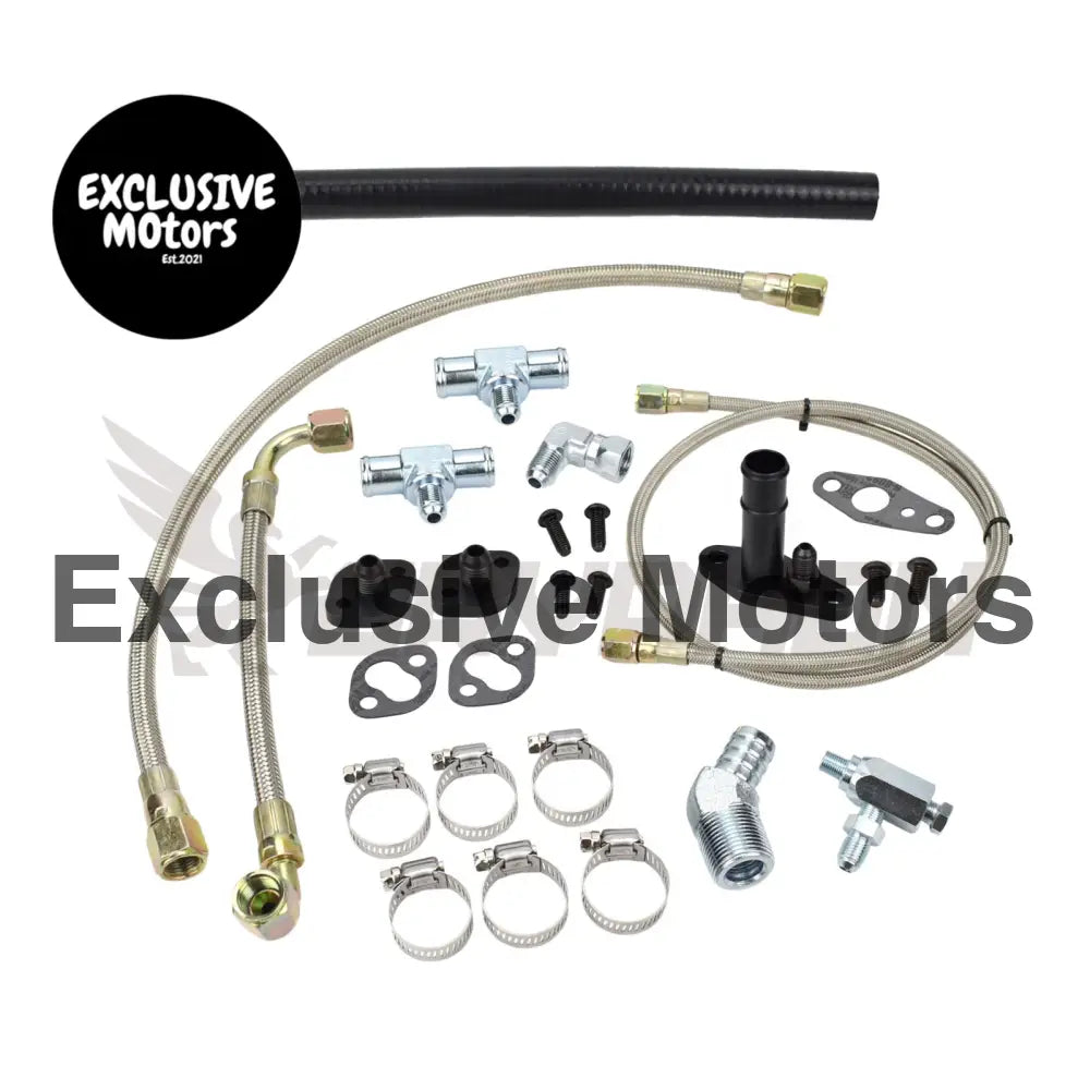 Turbo Oil Water Line Kit Toyota Land Cruiser 1hz Ct26