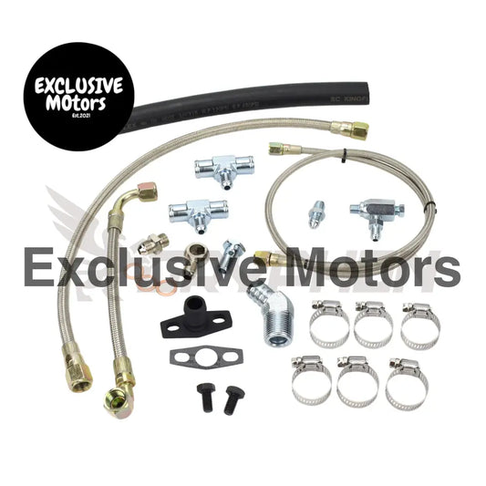 Turbo Oil Water Line Kit Toyota Land Cruiser 1hz Garrett G Series G25