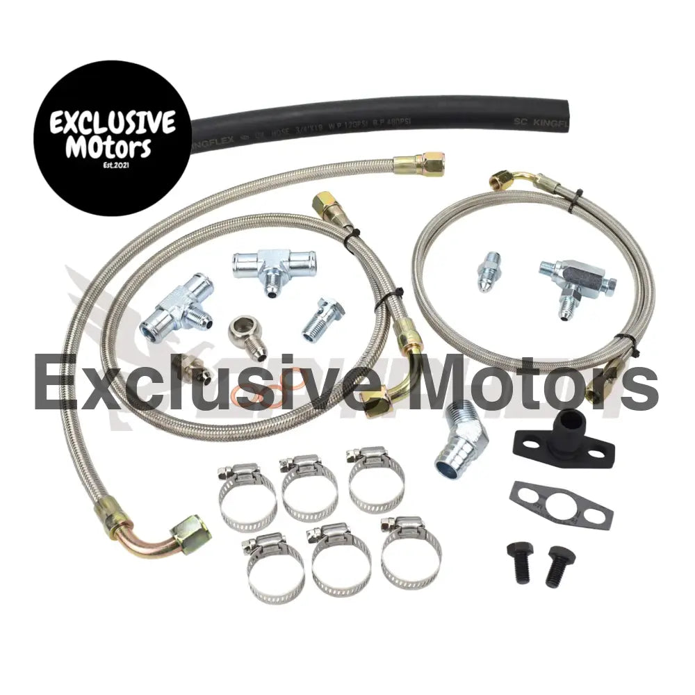 Turbo Oil Water Line Kit Toyota Land Cruiser 2h Garrett Gt28r Gt30r