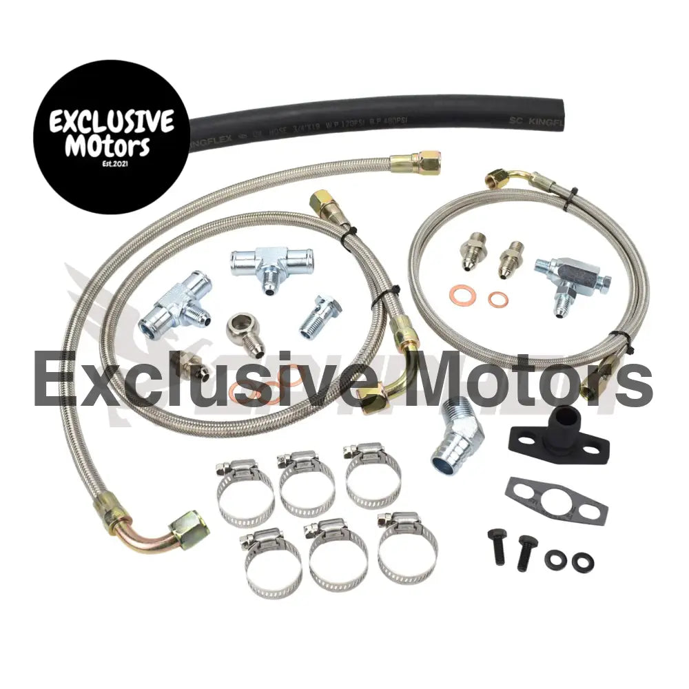 Turbo Oil Water Line Kit Toyota Land Cruiser 2h Td05h
