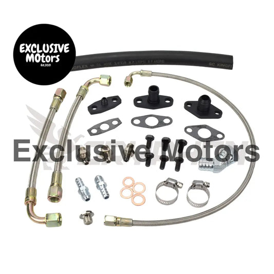 Turbo Oil Water Line Kit Toyota Supra 1jz 2jz Garrett G Series G40 G42 G45
