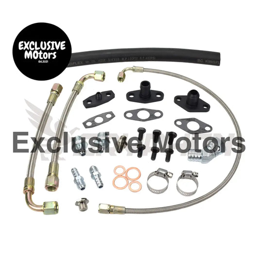 Turbo Oil Water Line Kit Toyota Supra 1jz 2jz Garrett Gt37r Gt40r Gt42r Gt45r