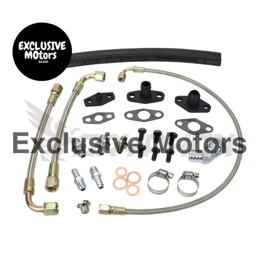 Turbo Oil Water Line Kit Toyota Supra 1jz 2jz Garrett T3 T4