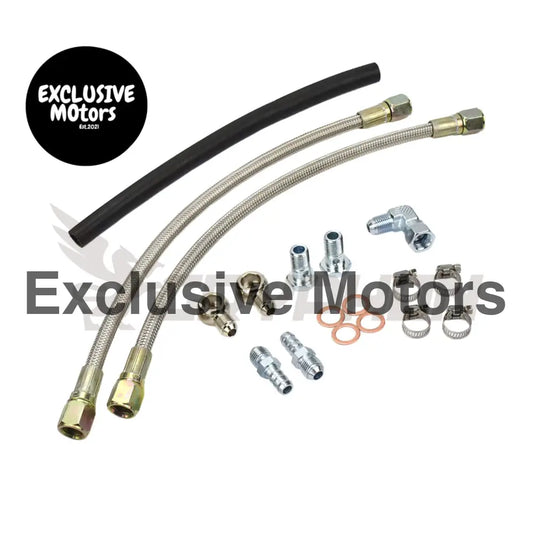 Turbo Water Line Kit Toyota 1fz Fe Garrett Gt35r