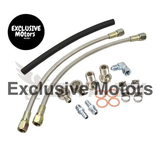 Turbo Water Line Kit Toyota 1fz Fe Garrett Gt37r Gt40r Gt42r Gt45r