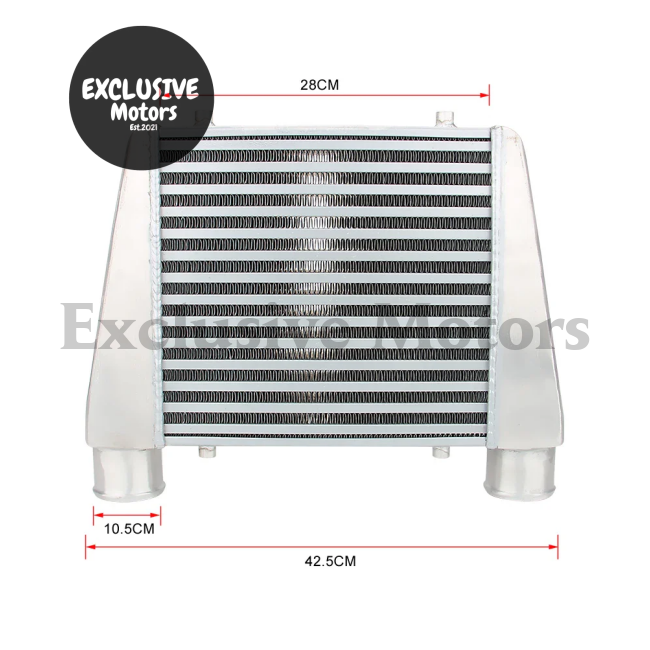 Universal Intercooler 345X280X76Mm - 63Mm Intake