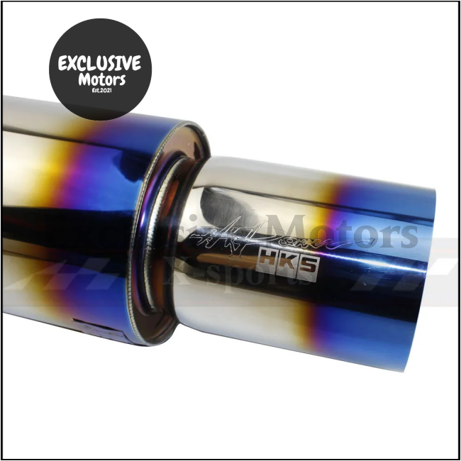 Universal Stainless Steel Exhaust Muffler - 63Mm