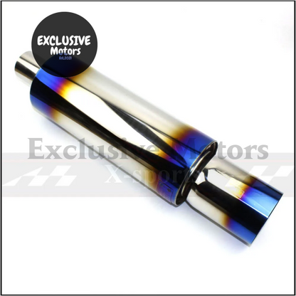 Universal Stainless Steel Exhaust Muffler - 63Mm