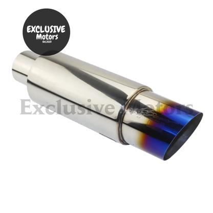 Universal Stainless Steel Exhaust Muffler Tip Id 51Mm-63Mm