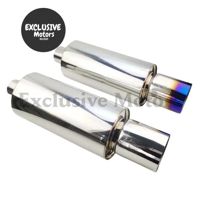 Universal Stainless Steel Muffler Tail Pipe - 76Mm