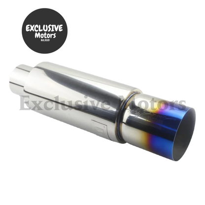 Universal Stainless Steel Muffler Tip - Id 51/57/63Mm To 90Mm