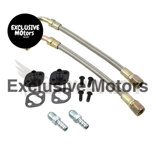 Universal Turbo Water Line Kit 6an 3/8" Hose Toyota Ct9 Ct12 Ct15 Ct20 Ct26